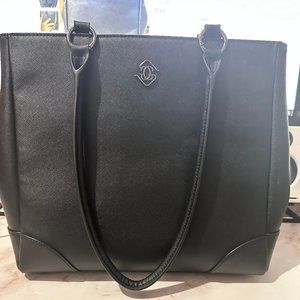 Glass Ladder & Co. Medium Michelle Tote- Black/Black